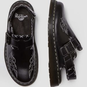 JORGE II GOTHIC AMERICANA LEATHER SLINGBACK MULES